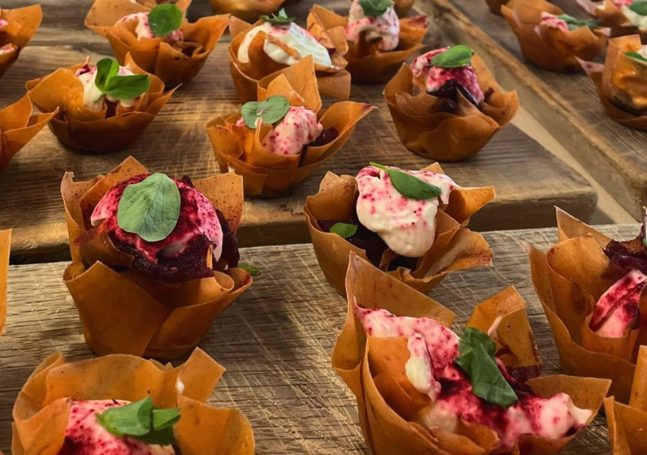 Wedding canapes